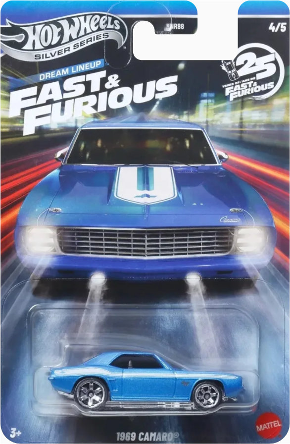 2026 hot wheels silver series fast and furious dream lineup 1969 Camaro